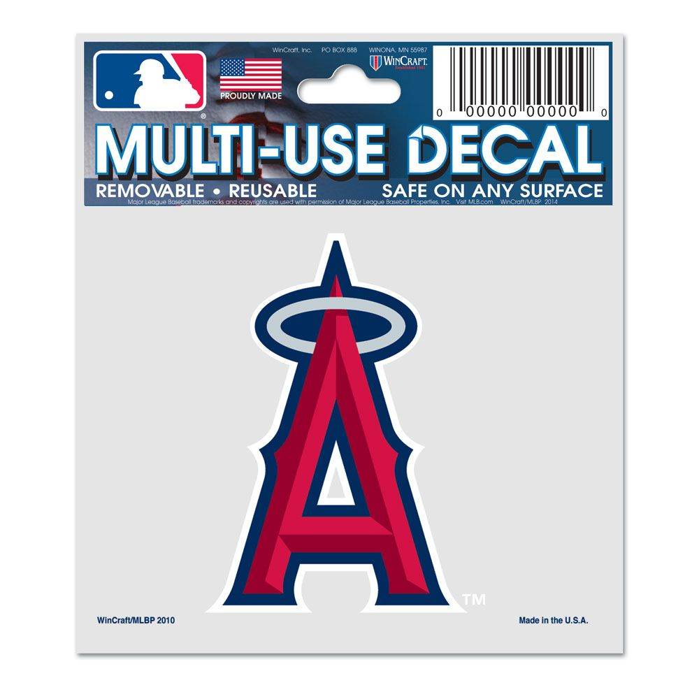 Los Angeles Angels 3x4 Decal Multi Use Outdoor Vinyl - ToylandEU