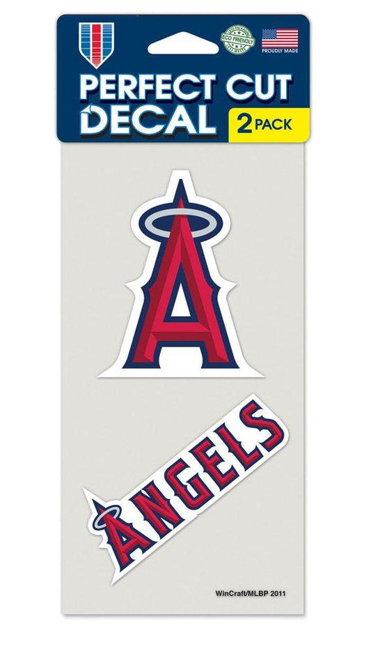 Los Angeles Angels 4x4 Decals Set of 2 Perfect Cut Deluxe - ToylandEU