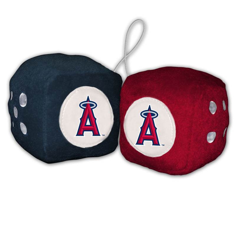 Los Angeles Angels Fuzzy Dice Official Team Decor Co - ToylandEU