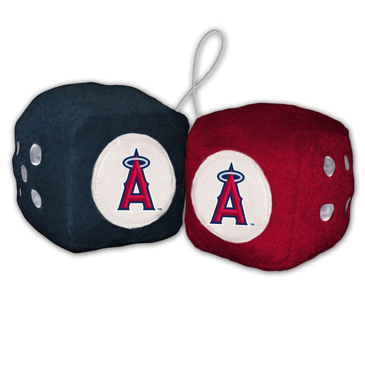 Los Angeles Angels Fuzzy Dice Official Team Decor Co - ToylandEU