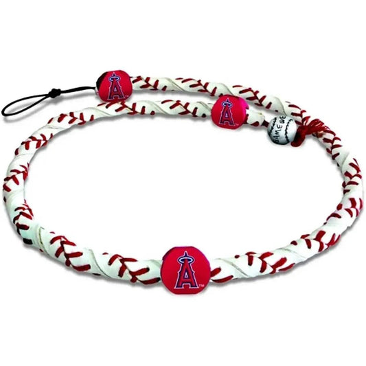 Los Angeles Angels Leather Bracelet With Ceramic Bead - ToylandEU