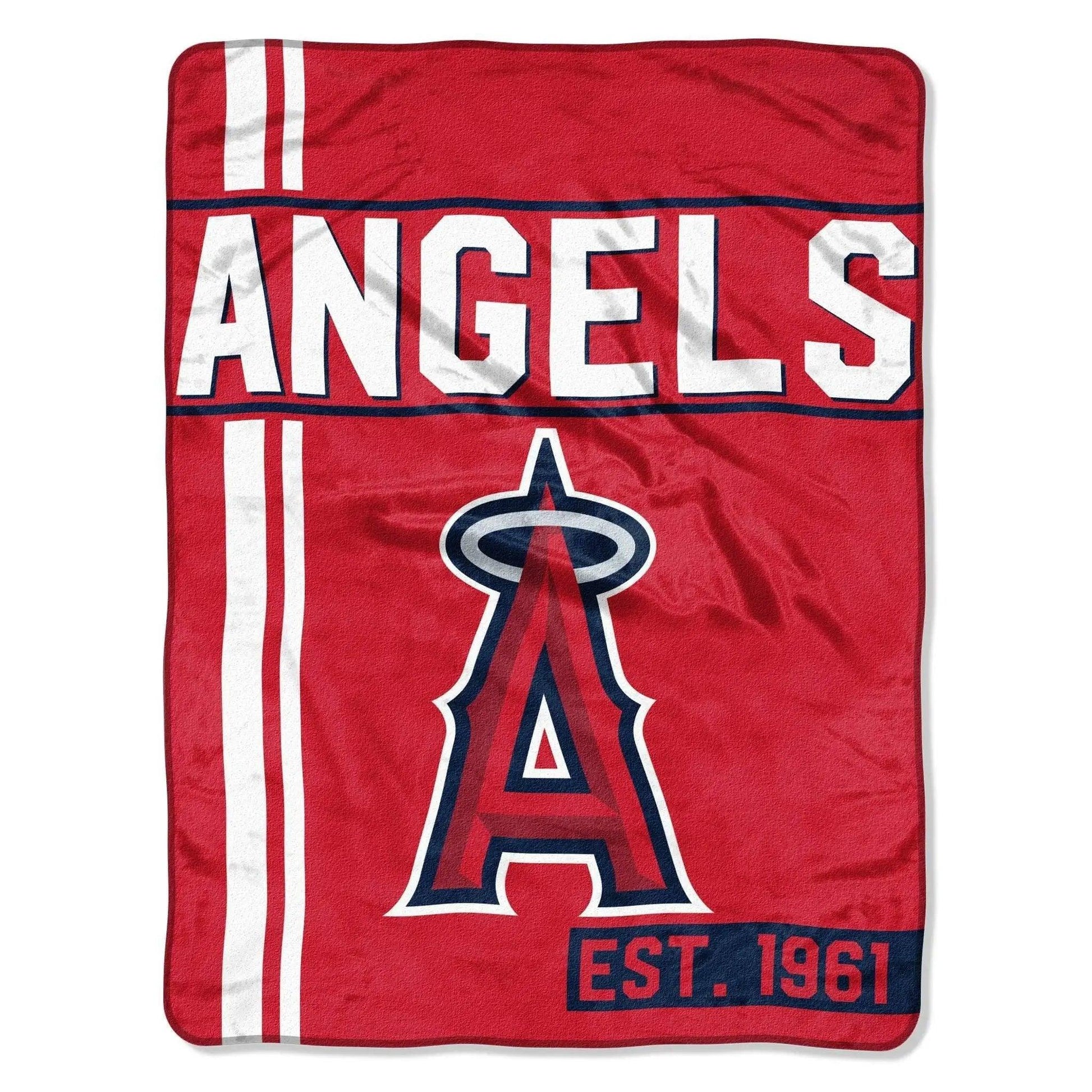 Los Angeles Angels Raschel Blanket 46x60 Walk Off Design -  ToylandEU™