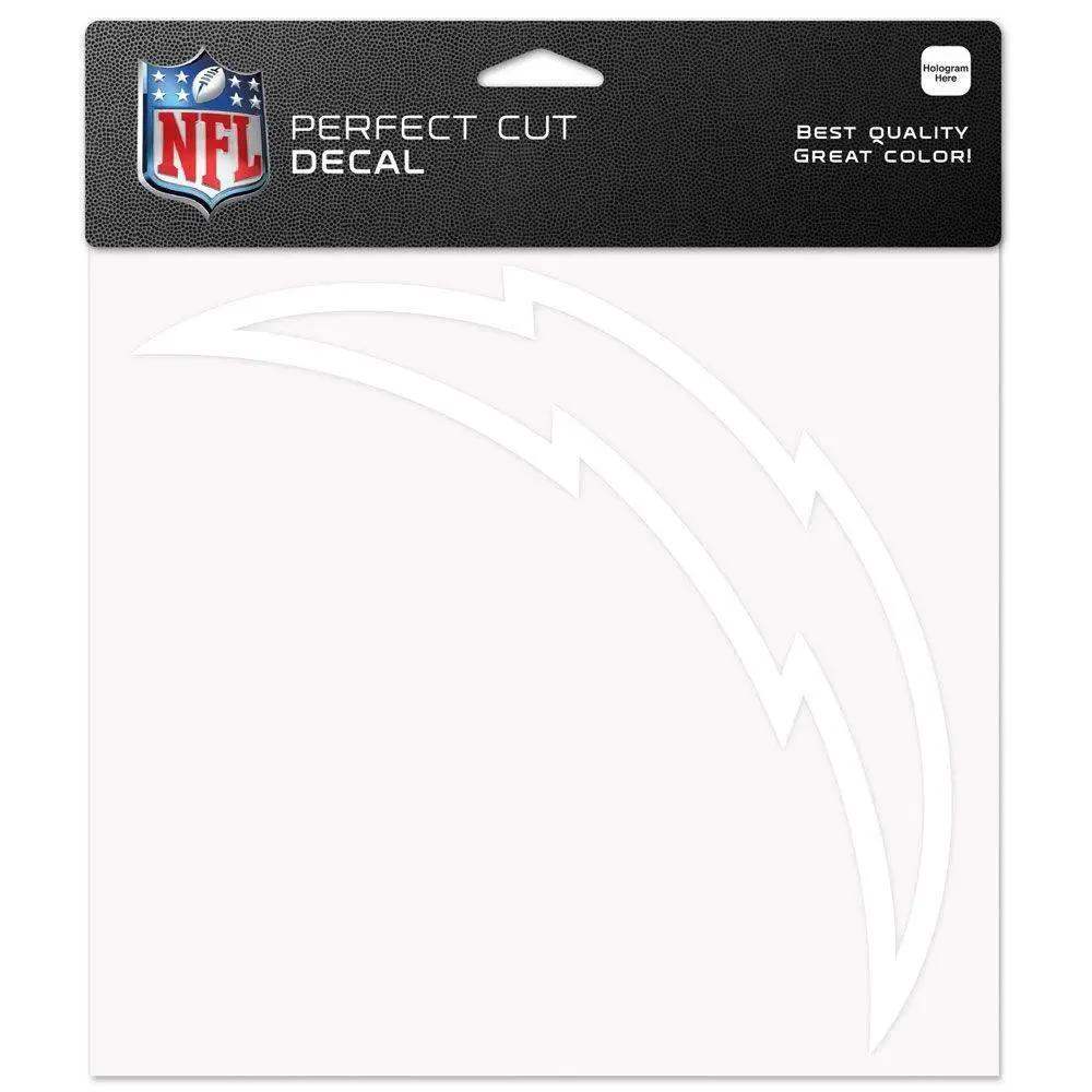 Los Angeles Chargers 8x8 Die Cut Vinyl Decal White - ToylandEU
