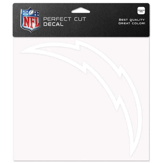 Los Angeles Chargers 8x8 Die Cut Vinyl Decal White - ToylandEU
