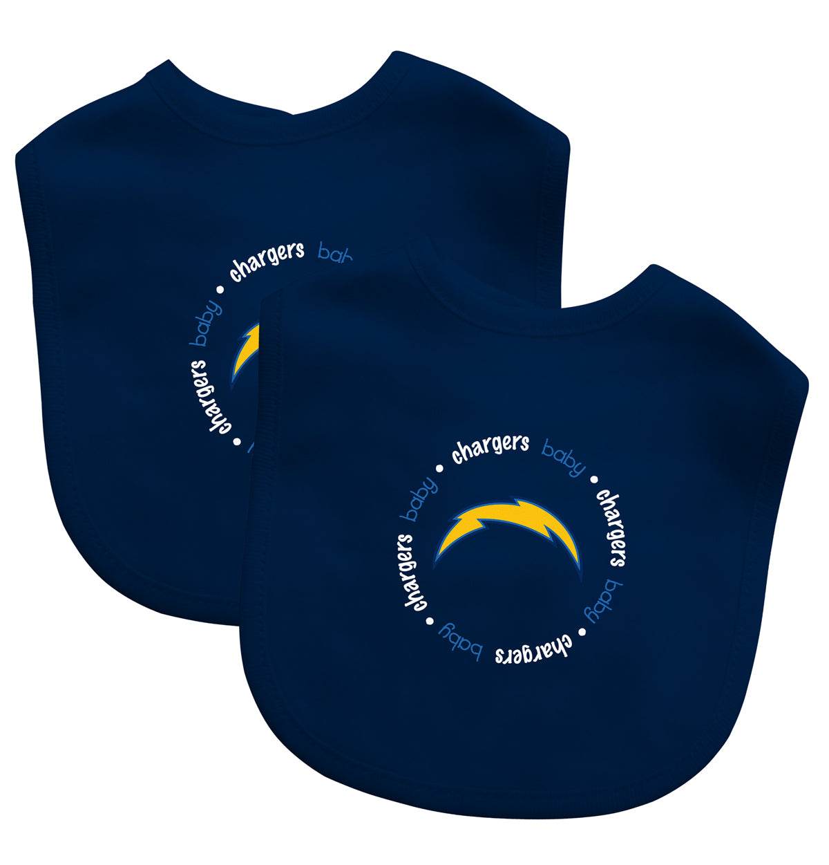 Los Angeles Chargers Baby Bibs Set Two Pack Unisex - ToylandEU