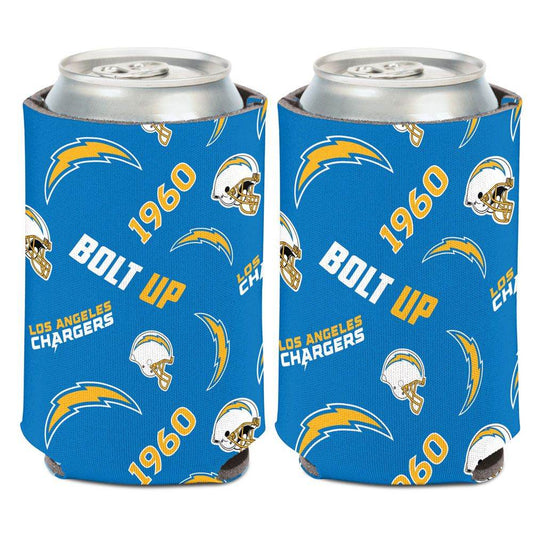 Los Angeles Chargers Can Cooler Scatterprint Foam 12 Oz - ToylandEU