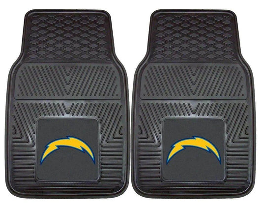  Los Angeles Chargers Car Mats Heavy Duty Vinyl 2 Piece -  ToylandEU™
