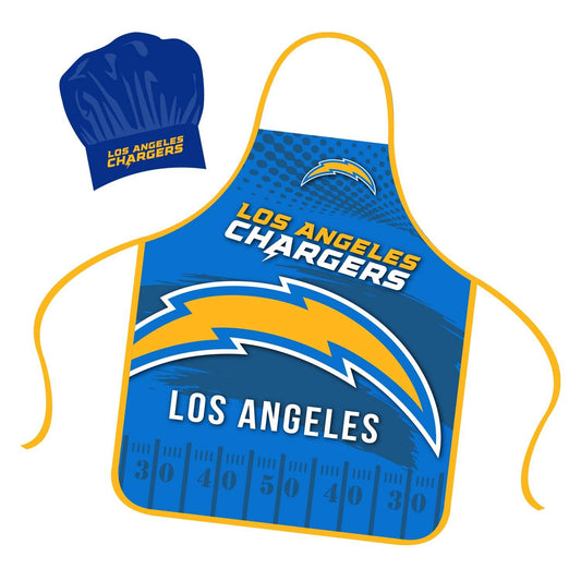 Los Angeles Chargers Chef Hat And Apron Set For Fans - ToylandEU