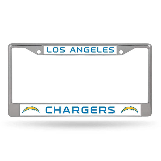 Los Angeles Chargers Chrome License Plate Frame With Logo - ToylandEU