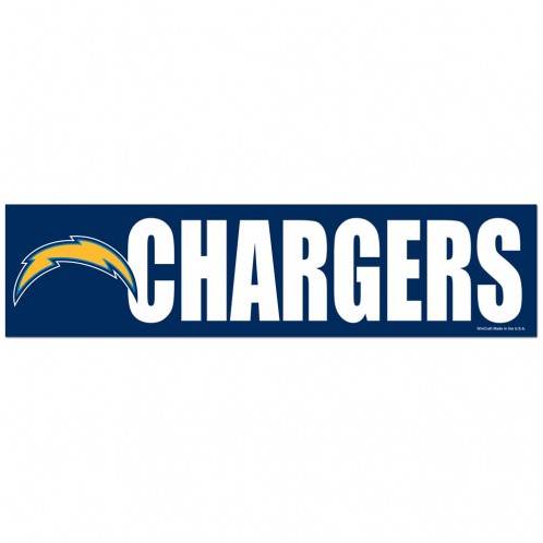 Los Angeles Chargers Decal 3x12 Bumper Strip Self Adhesive - ToylandEU