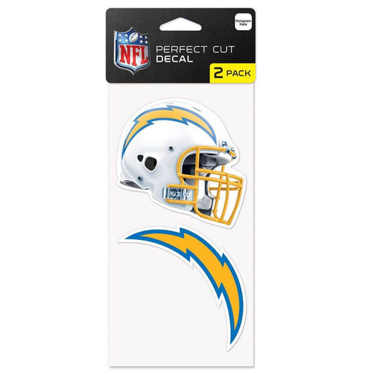 Los Angeles Chargers Decal 4x4 Perfect Cut Set of 2 - ToylandEU