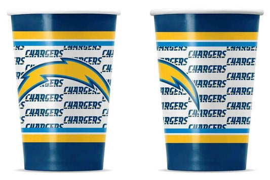 Los Angeles Chargers Disposable Paper Cups - ToylandEU