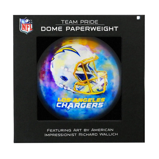  Los Angeles Chargers Domed Glass Paperweight Official -  ToylandEU™