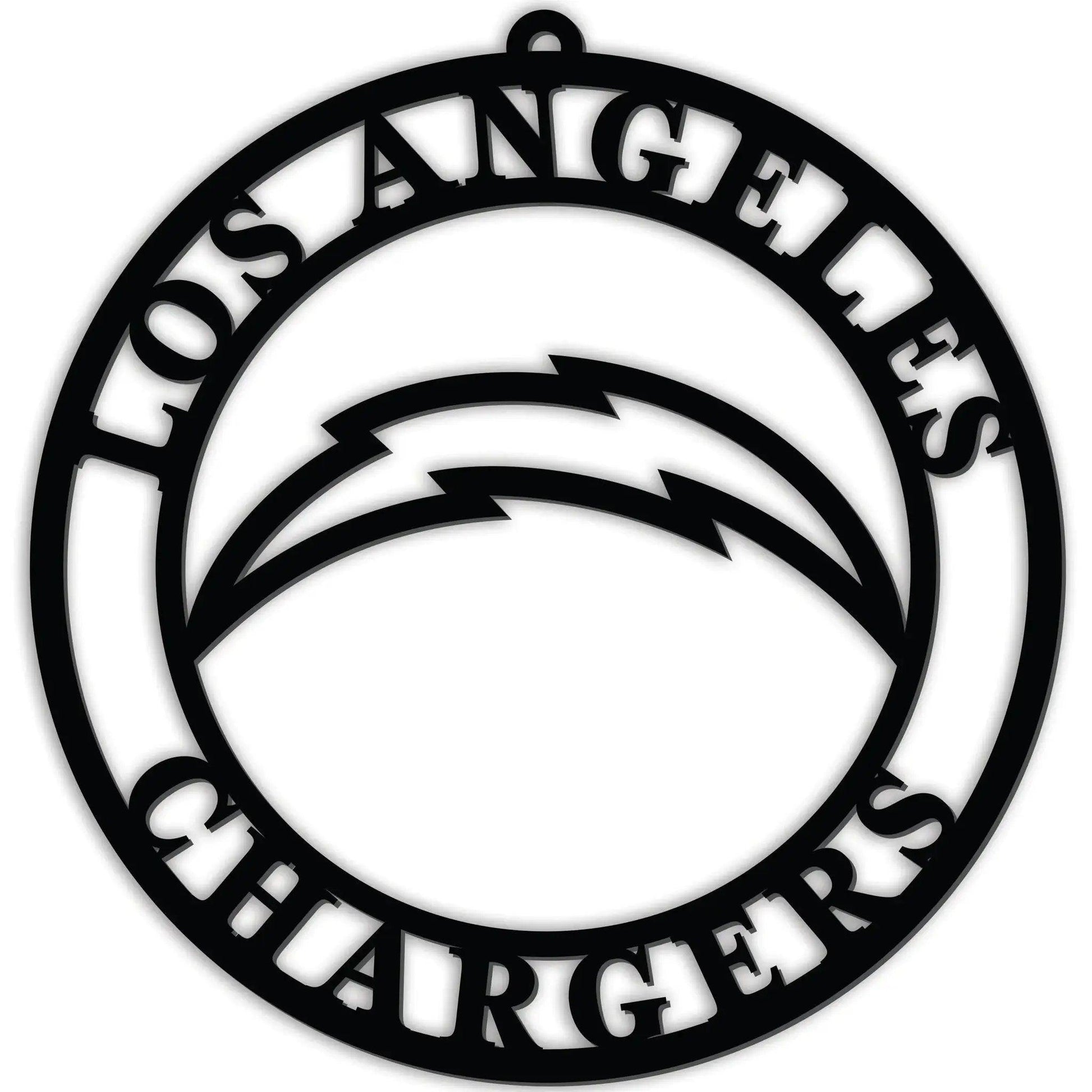  Los Angeles Chargers Door Hanger Sign 16 Inch Black PVC -  ToylandEU™