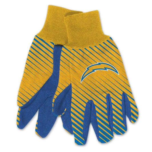 Los Angeles Chargers Gloves Two Tone Style Adult Size - ToylandEU