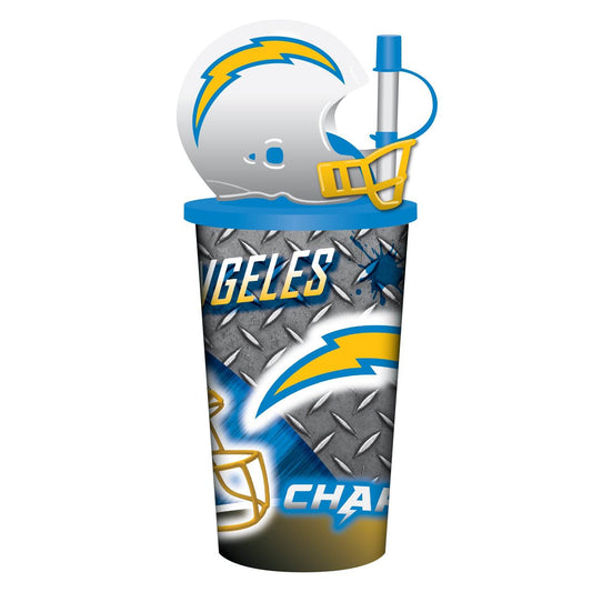 Los Angeles Chargers Helmet Cup 32oz Plastic With Straw - ToylandEU