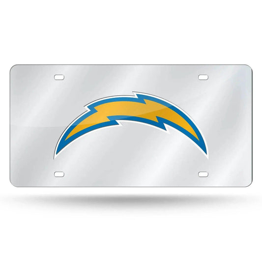  Los Angeles Chargers Laser Cut Silver License Plate -  ToylandEU™