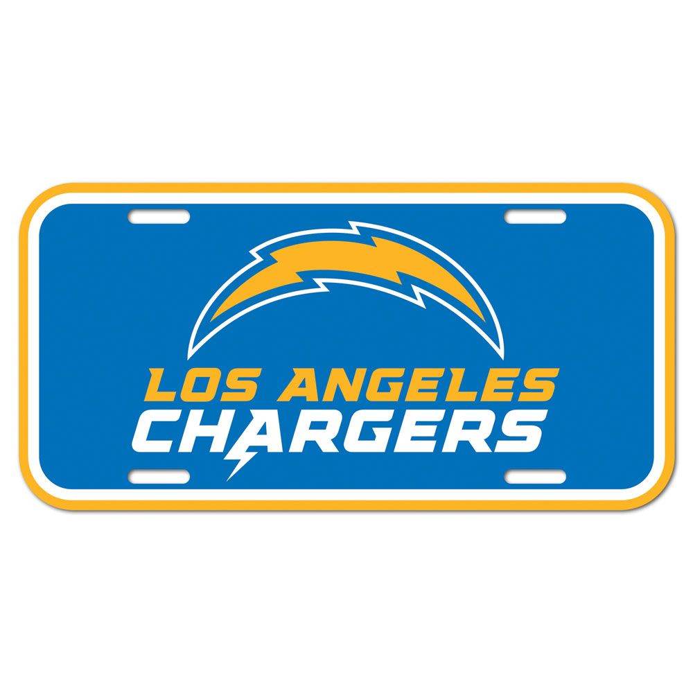 Los Angeles Chargers Official License Plate Plastic 6x12 - ToylandEU