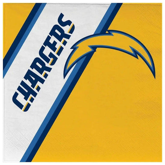  Los Angeles Chargers Paper Napkins Disposable -  ToylandEU™