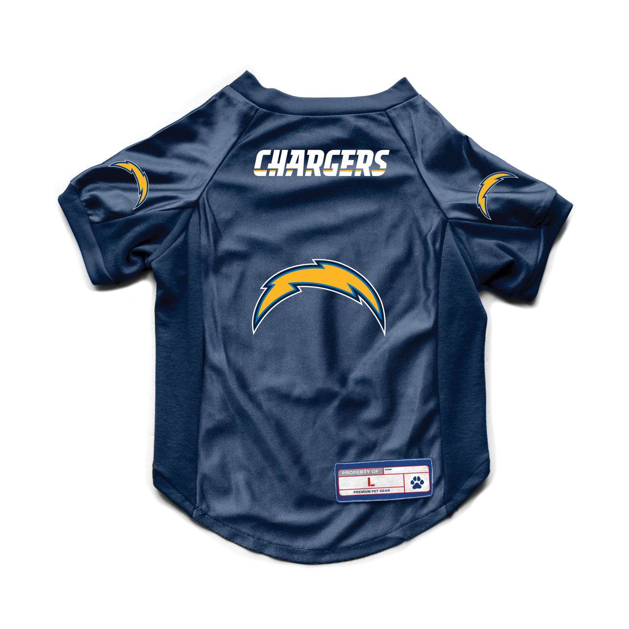 Los Angeles Chargers Pet Jersey Stretch Size M Dazzle - ToylandEU