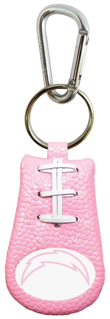 Los Angeles Chargers Pink Football Keychain Made By Gamewear - ToylandEU