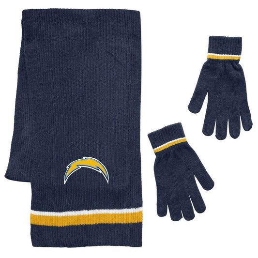  Los Angeles Chargers Scarf And Glove Gift Set Chenille -  ToylandEU™