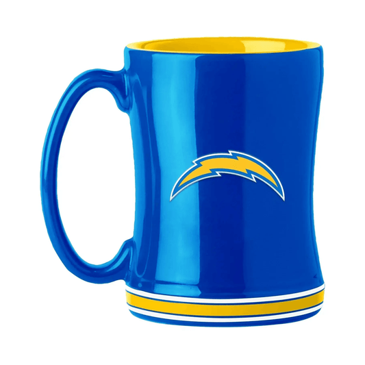  Los Angeles Chargers Sculpted Relief 14Oz Coffee Mug Color -  ToylandEU™