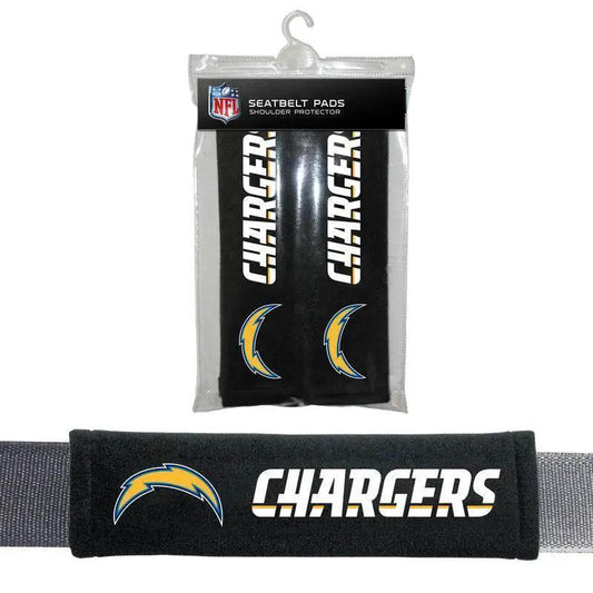  Los Angeles Chargers Seat Belt Pads Set Of 2 Velour -  ToylandEU™