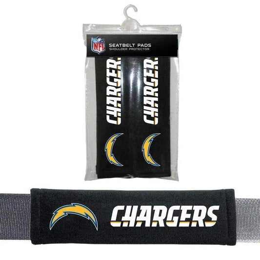 Los Angeles Chargers Seat Belt Pads Set Of 2 Velour - ToylandEU