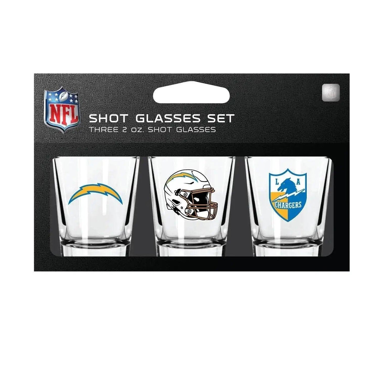  Los Angeles Chargers Shot Glass Set 3 Pack Dishwasher Safe -  ToylandEU™