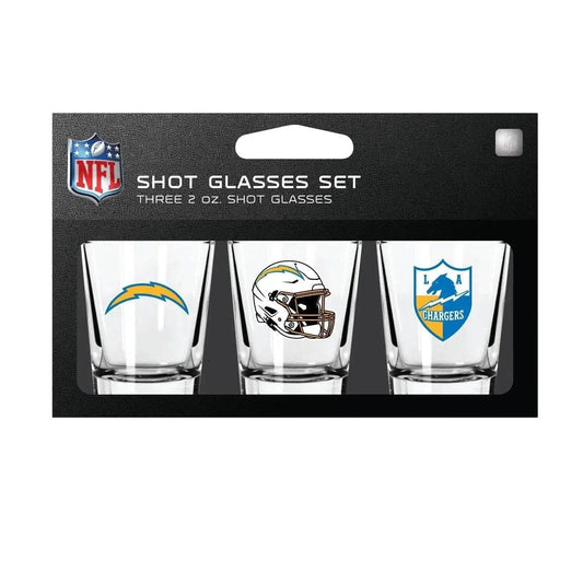  Los Angeles Chargers Shot Glass Set 3 Pack Dishwasher Safe -  ToylandEU™