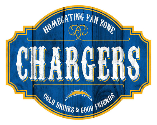 Los Angeles Chargers Sign Wood 12 Inch Homegating Tavern - ToylandEU