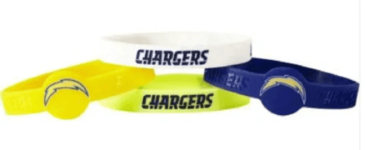 Los Angeles Chargers Silicone Bracelets 4 Pack Bundle - ToylandEU