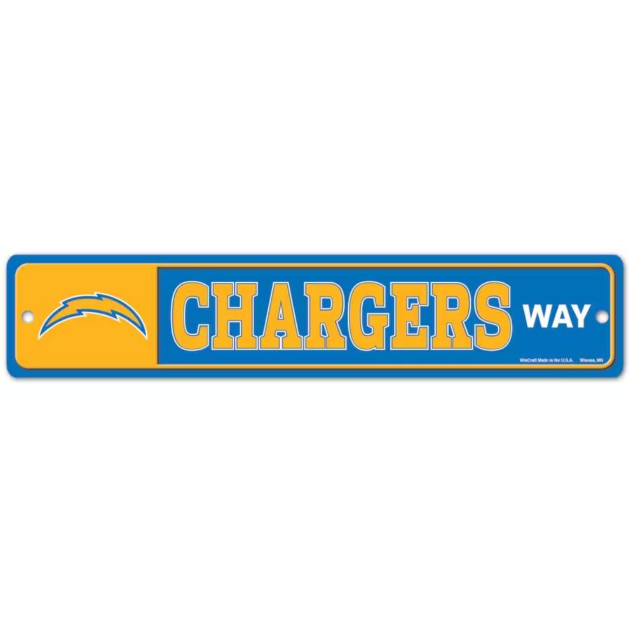Los Angeles Chargers Street Sign Plastic Durable Home Decor - ToylandEU