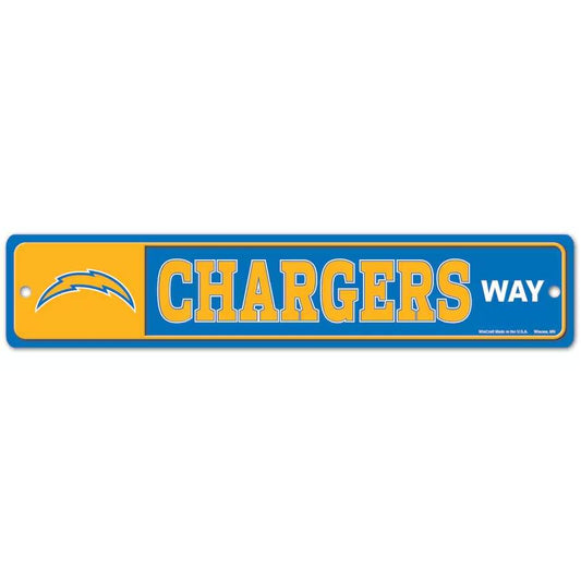 Los Angeles Chargers Street Sign Plastic Durable Home Decor - ToylandEU