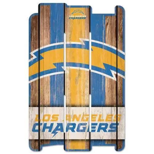  Los Angeles Chargers Wood Fence Sign 11x17 Retro Whitewash -  ToylandEU™