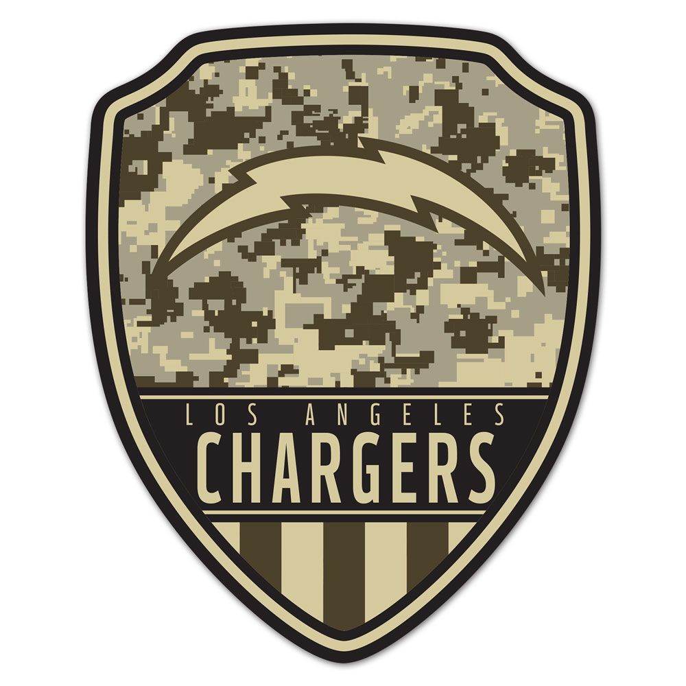 Los Angeles Chargers Wood Sign 11x14 Shield Shape Decor - ToylandEU