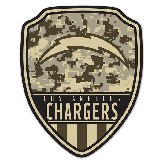 Los Angeles Chargers Wood Sign 11x14 Shield Shape Decor - ToylandEU