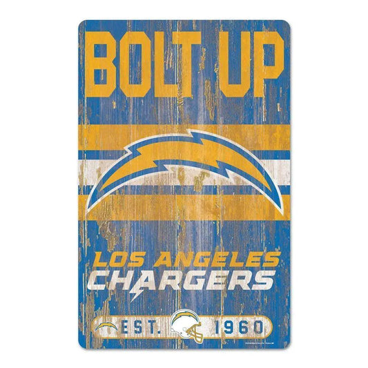  Los Angeles Chargers Wood Sign 11x17 Slogan Home Decor -  ToylandEU™