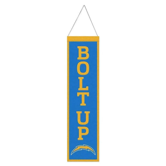 Los Angeles Chargers Wool Banner 8x32 Heritage Slogan - ToylandEU