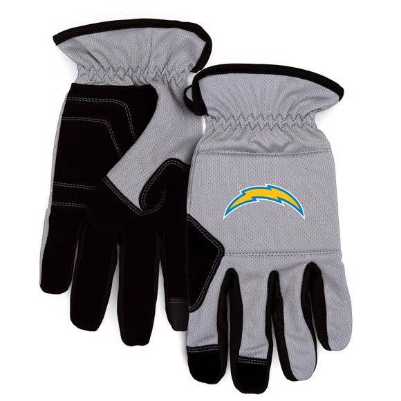Los Angeles Chargers Work Gloves Padded For Secure Grip - ToylandEU