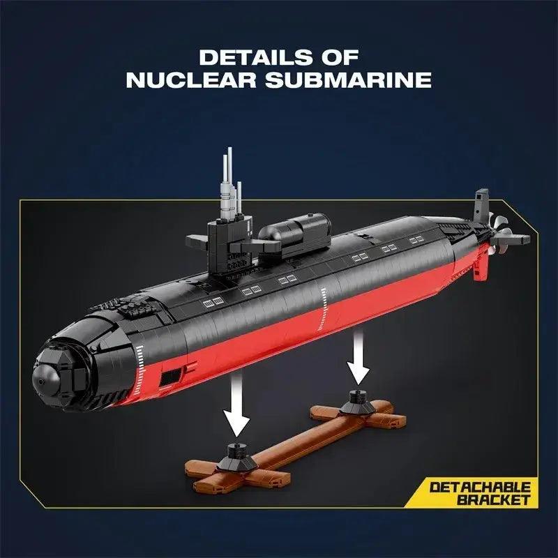  Los Angeles Class SSN Military Submarine Blocks Set -  ToylandEU™