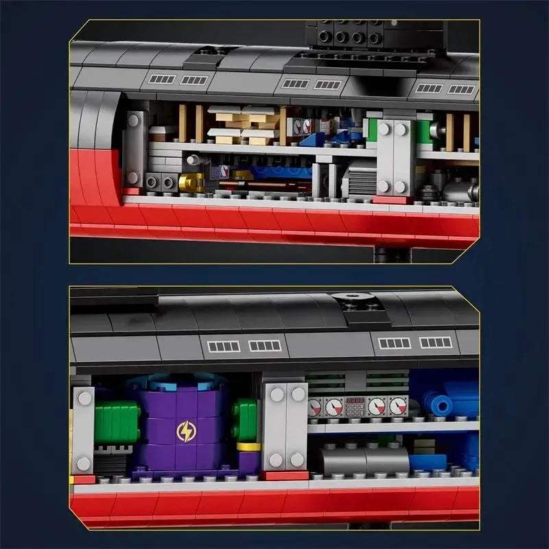 Los Angeles Class SSN Military Submarine Building Blocks Educational Set - ToylandEU
