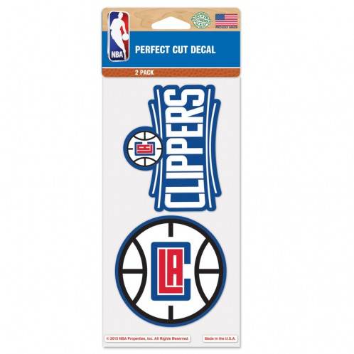 Los Angeles Clippers 4x4 Decal Perfect Cut Set Of 2 - ToylandEU