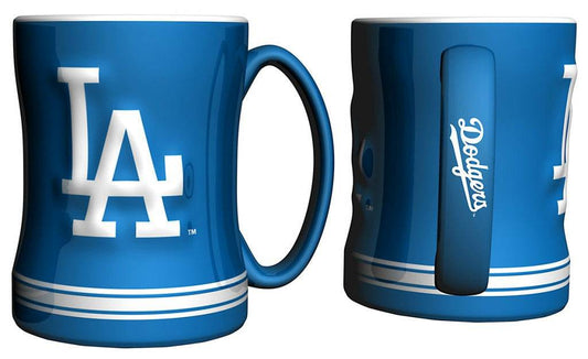 Los Angeles Dodgers 14oz Sculpted Relief Coffee Mug - ToylandEU