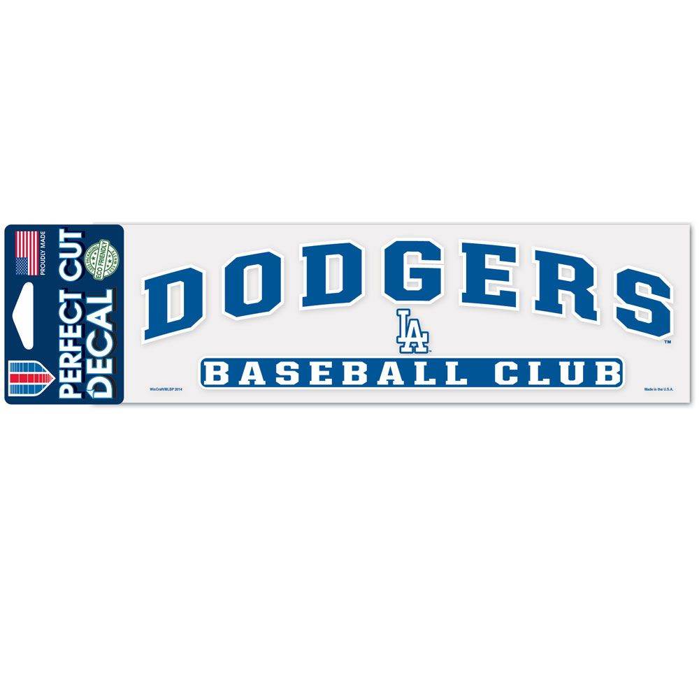 Los Angeles Dodgers 3x10 Perfect Cut Color Vinyl Decal - ToylandEU