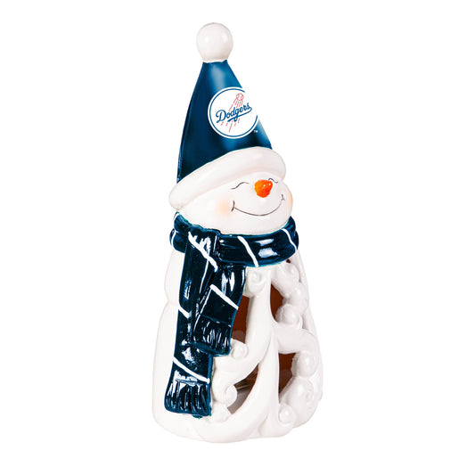 Los Angeles Dodgers 8 Inch LED Snowman Statue With Lights - ToylandEU
