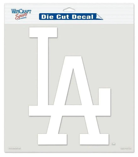  Los Angeles Dodgers 8x8 White Perfect Cut Decal Outdoor -  ToylandEU™