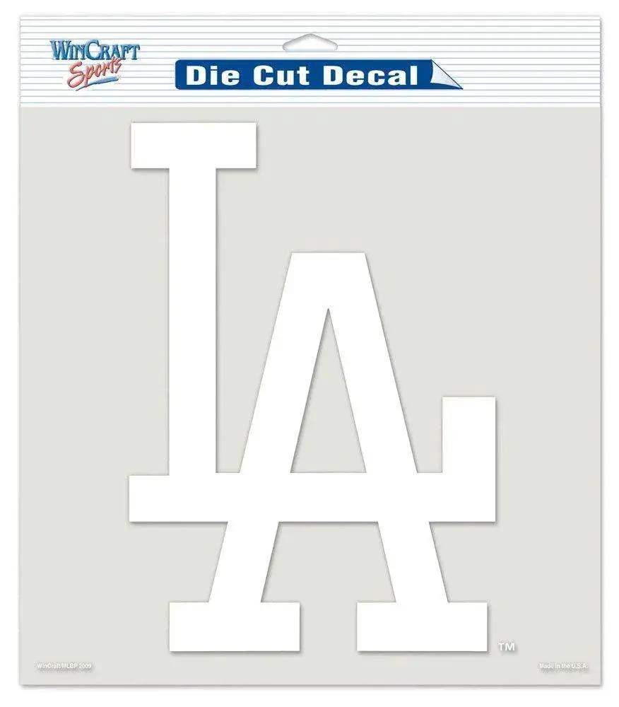  Los Angeles Dodgers 8x8 White Perfect Cut Decal Outdoor -  ToylandEU™