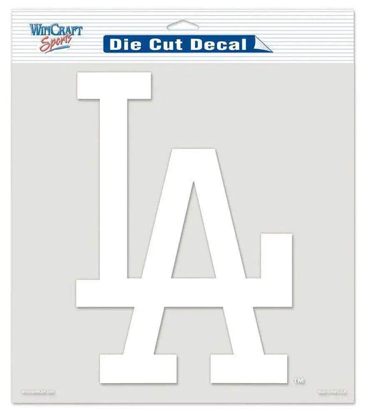 Los Angeles Dodgers 8x8 White Perfect Cut Decal Outdoor - ToylandEU
